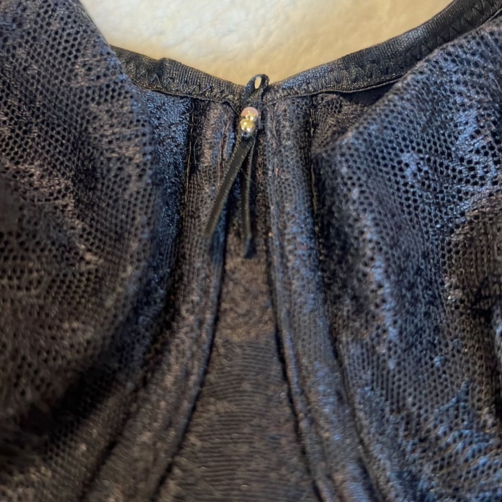 Wacoal Midnight Black Lace Bra Size 36DDD (F) - Picture 5 of 15